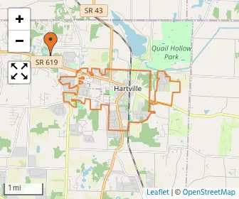 Area schools map
