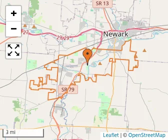 Area schools map