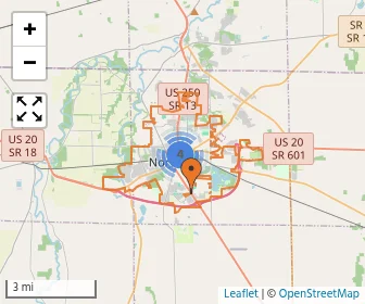 Area schools map