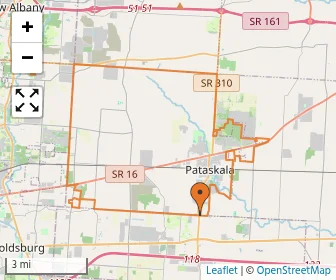 Area schools map