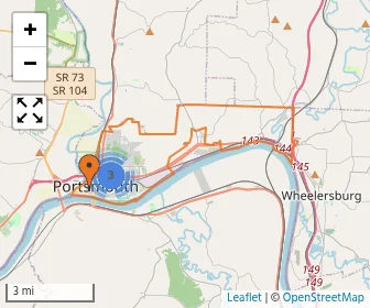 Area schools map