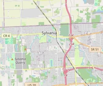 Area schools map