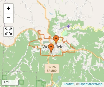 Area schools map