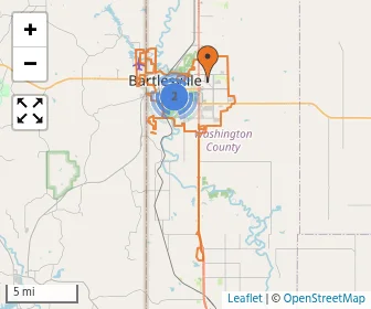 Area schools map