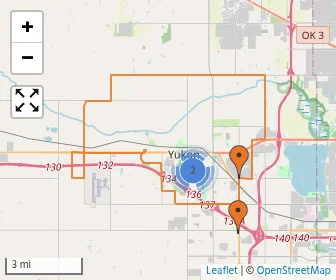 Area schools map