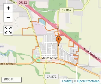 Area schools map