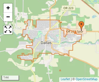 Area schools map
