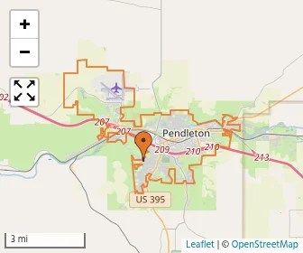 Area schools map