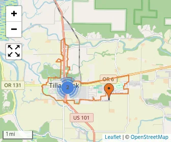 Area schools map