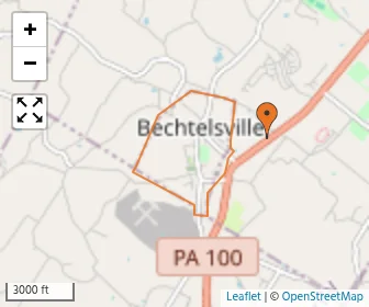 Area schools map