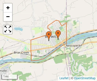 Area schools map