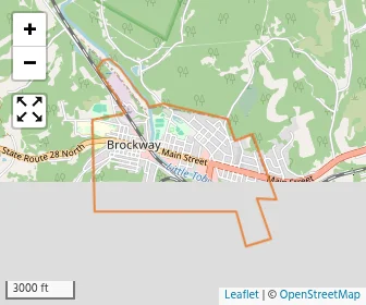 Area schools map