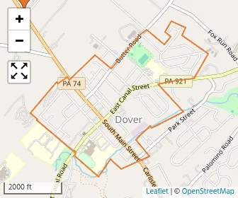 Area schools map