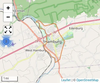 Area schools map