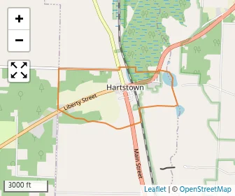 Area schools map