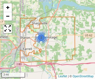 Area schools map