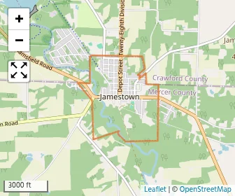 Area schools map