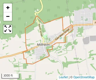 Area schools map