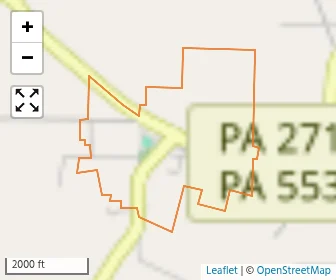 Area schools map