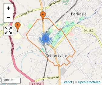 Area schools map