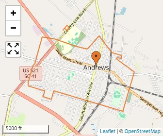 Area schools map