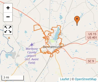 Area schools map