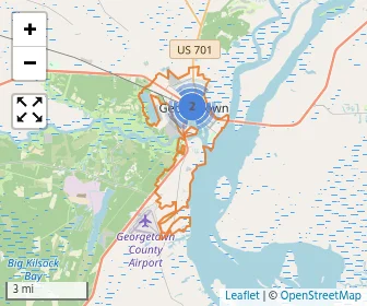Area schools map