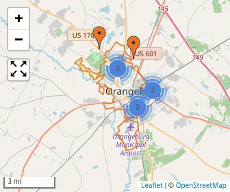 Area schools map