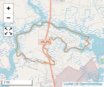 Area schools map