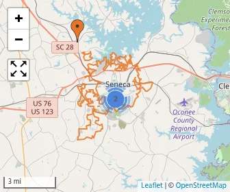Area schools map