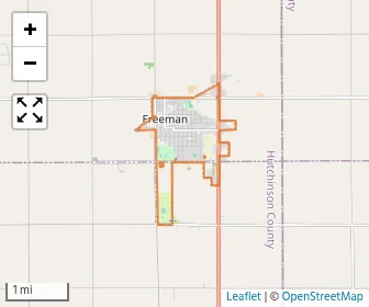Area schools map