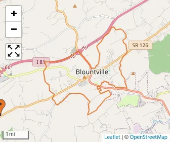 Area schools map