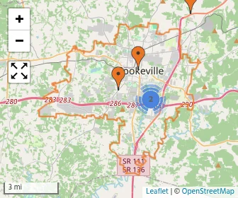 Area schools map