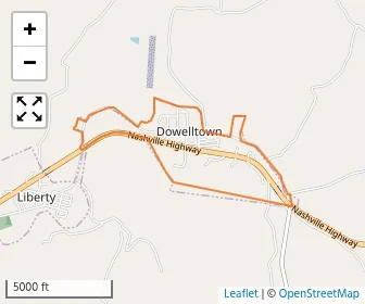 Area schools map