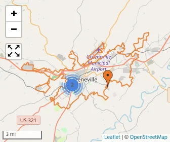 Area schools map