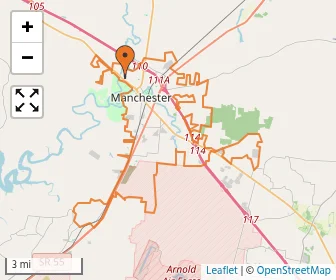 Area schools map