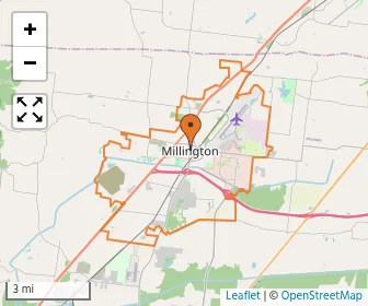 Area schools map