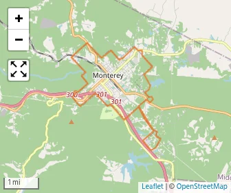Area schools map