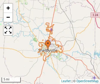 Area schools map