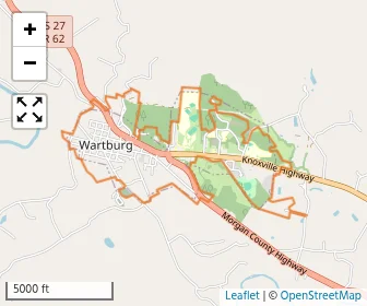 Area schools map
