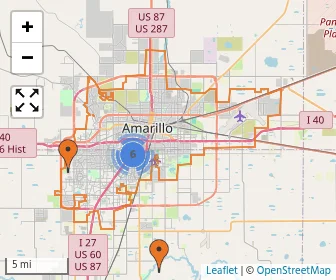 Area schools map