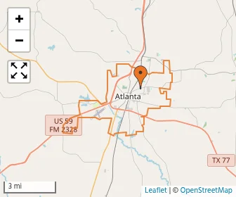 Area schools map