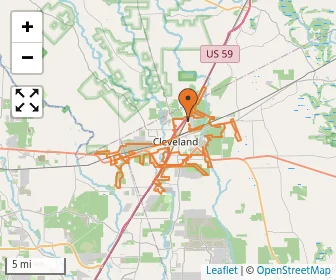 Area schools map