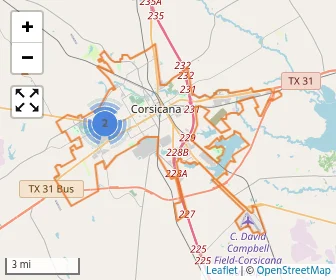 Area schools map