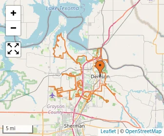 Area schools map