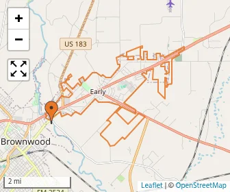 Area schools map