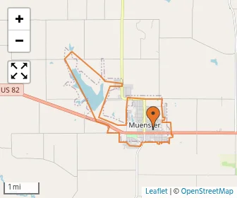 Area schools map