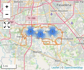Area schools map
