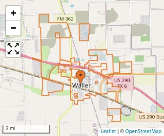 Area schools map
