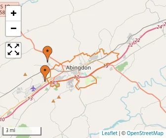 Area schools map